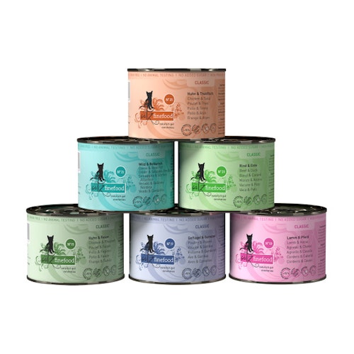 catz finefood Multipack II No.15-25 6 x 200g Multipack Katzennassfutter