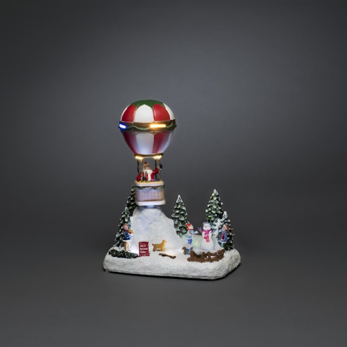 Konstsmide Weihnachtsbeleuchtung  LED Heissluftballon mit Musik