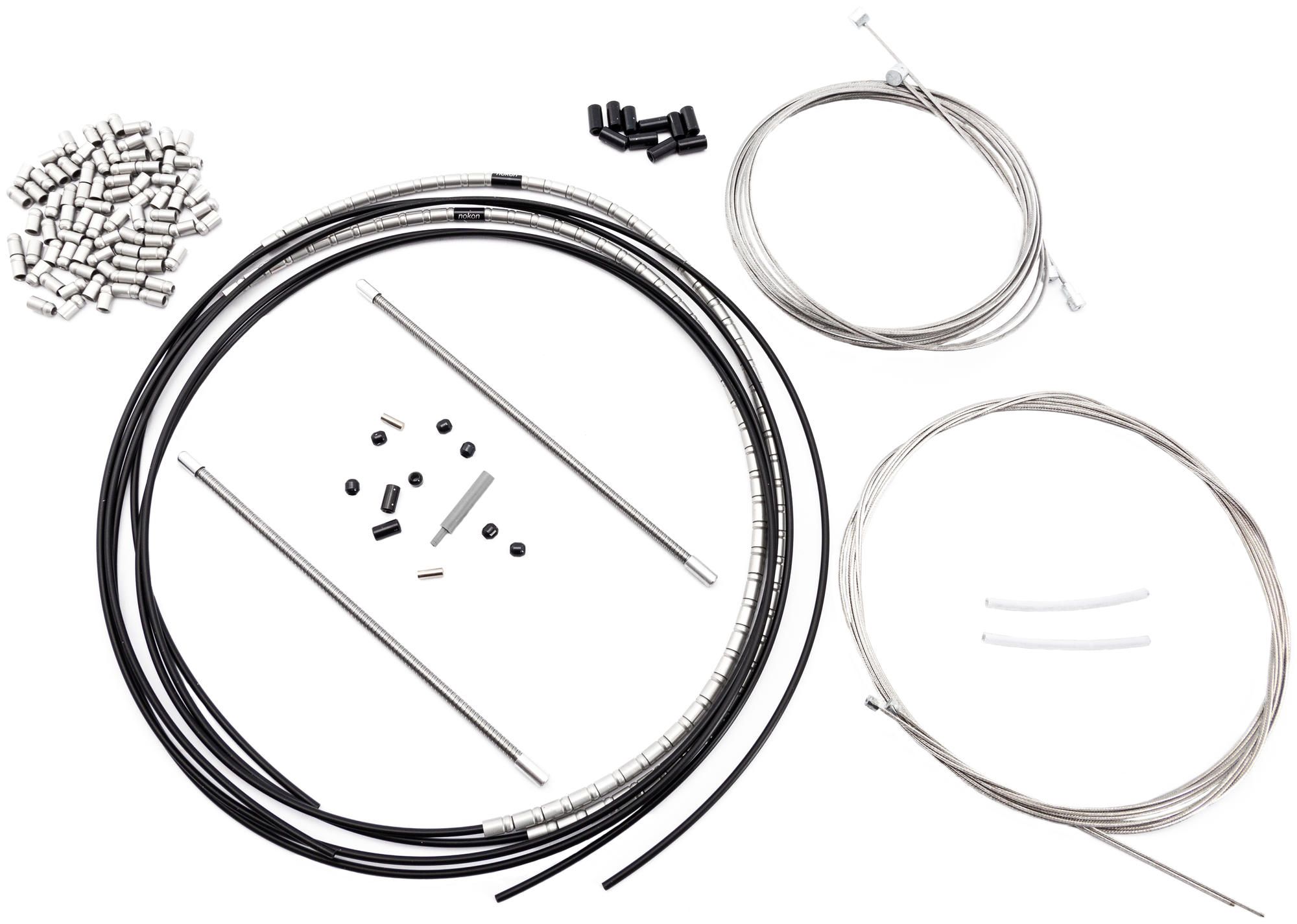 Nokon Schalt-/Bremszug Set KON 22 schwarz/schwarz/silber