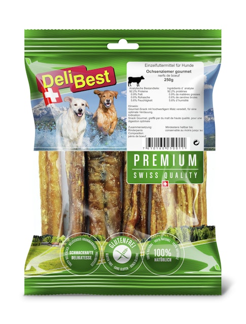 DeliBest Ochsenziemer Premium 15 Centimeter HundekauartikelVorschaubild