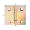 Vorschaubild Alberts® Scharnier  31x31 mm