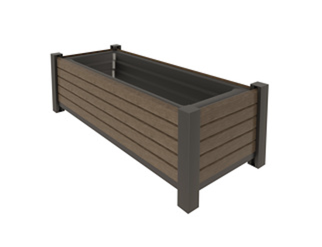 TraumGarten Rhombus Alu Pflanzkasten -Verschiedene Farben-