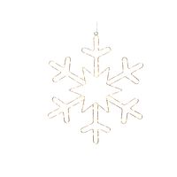 Konstsmide Weihnachtsbeleuchtung  Micro LED Silberschneeflocke