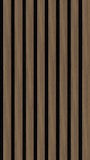 HANDMUSTER MEISTER Akustikpaneele Acoustic Sense STYLE 2600 x 330 x 20 mm 20115 Smokey walnutZubehörbild