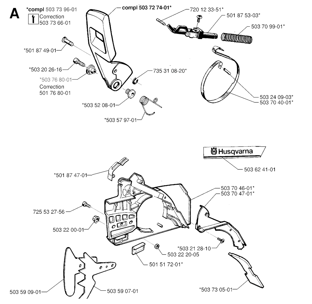 Explosionszeichnung Ersatzteile
