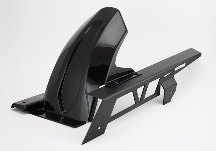 BODYSTYLE Sportsline Hinterradabdeckung mit Alu-Kettenschutz ABS Kunststoff schwarz für HONDA CB750 Hornet 
