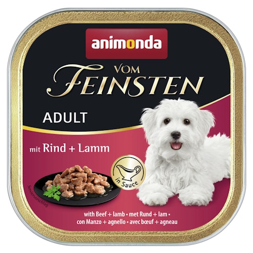 animonda Vom Feinsten Adult in Sauce 150g Schale Hundenassfutter