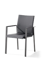 Sieger Stapelsessel LAGOS, Aluminium / Textilux - Abverkauf 