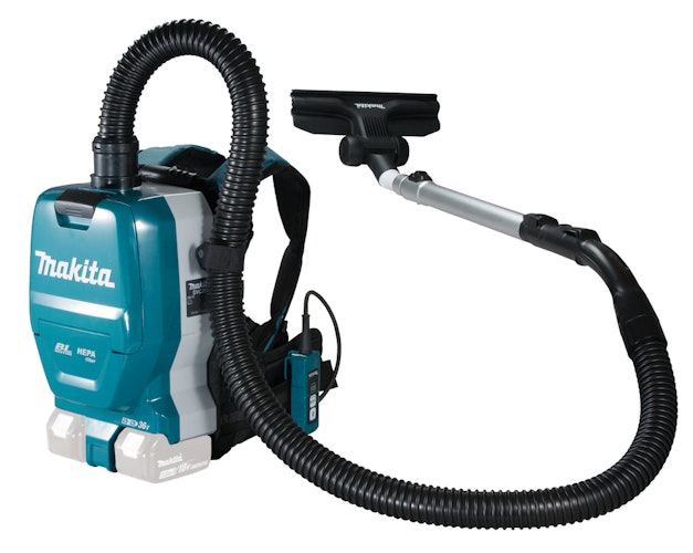 Makita Akku-Rucksackstaubsauger DVC261ZX15