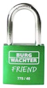 Burg Wächter Zyl.-Vorhangschloss 775 40 35 GREEN SB
