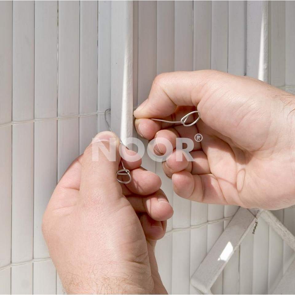 Noor Bindedrähte 18 cm im Bündel-100er -edelstahl