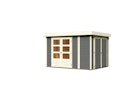 Vorschaubild Karibu Woodfeeling Gartenhaus Retola 2/3/4/5/6 inkl. Anbauschrank - 19 mm