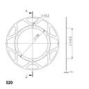 Vorschaubild Supersprox Edge Disk 520 43Z (Orange)