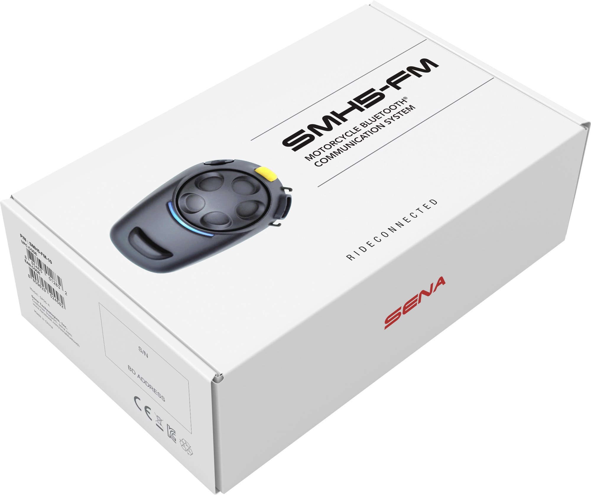 SENA SMH5‑FM Bluetooth‑Headset mit UKW‑Radio, Einzelpack