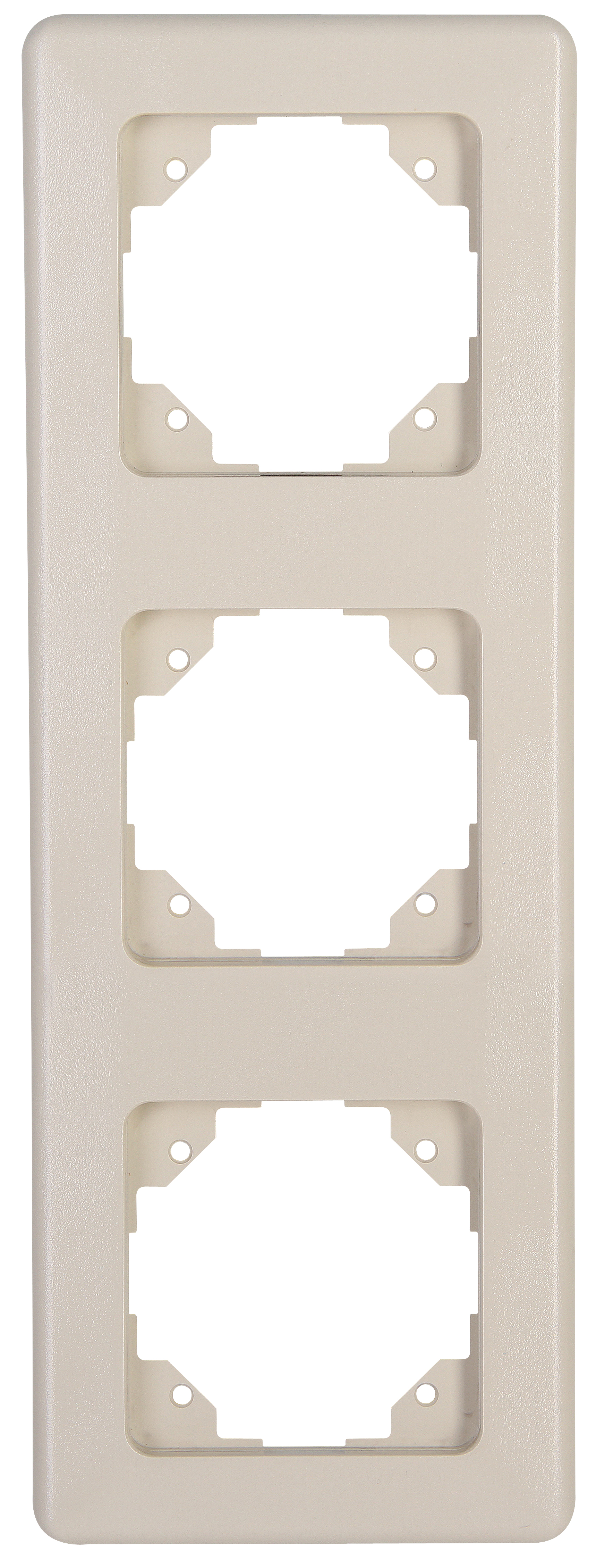 Kopp Abdeckrahmen EUROPA 3-fach creme-weiß