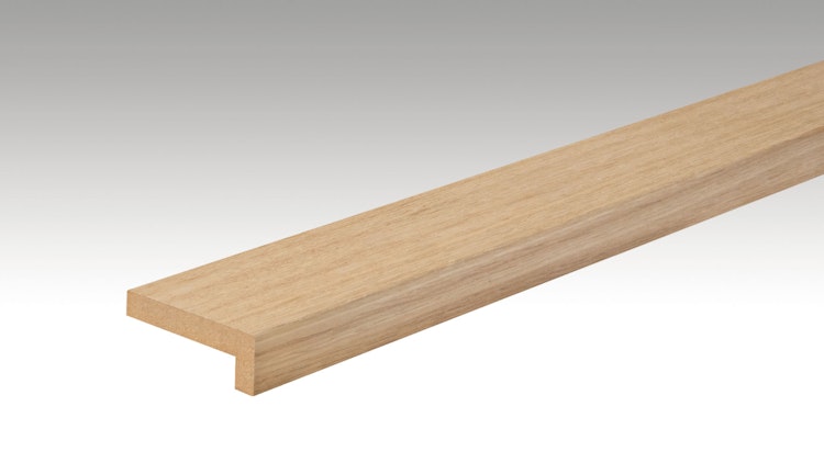 RESTPOSTEN SALE MEISTER Winkelabdeckleiste Eiche roh R01 - 2380 x 22 x 60 mm