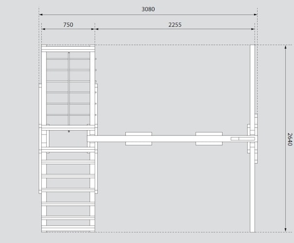 Akubi Kinderspielgerät Doppelschaukel Felix mit Klettergerüst und Rutsche