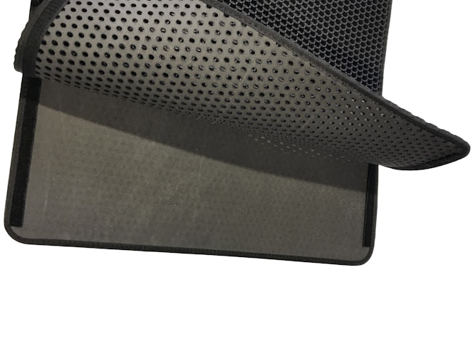 NOBBY Sieb-Vorleger Katzentoilette grau eckig 30 x 45 cm