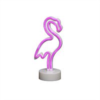 Konstsmide Weihnachtsbeleuchtung  LED Schlauchsilhouette Flamingo 6h Time