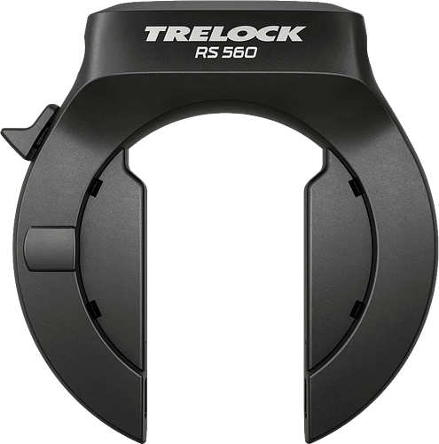 Trelock Rahmenschloss RS 560 schwarz 453 AZ Standard, abziehbarer Schlüssel