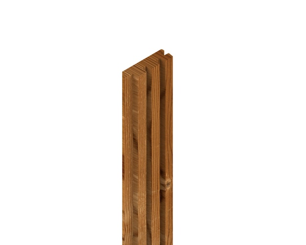 Handmuster OSMO  Sichtschutz Trio Thermoholz Kiefer