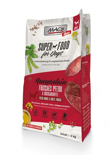 MAC's Dog MONO frisches Pferd Hundetrockenfutter