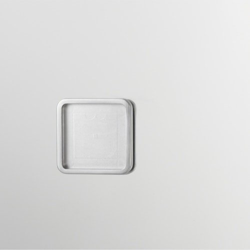 GRIFFWERK Klebe-Griffmuschel R8-QUATTRO - Edelstahl matt