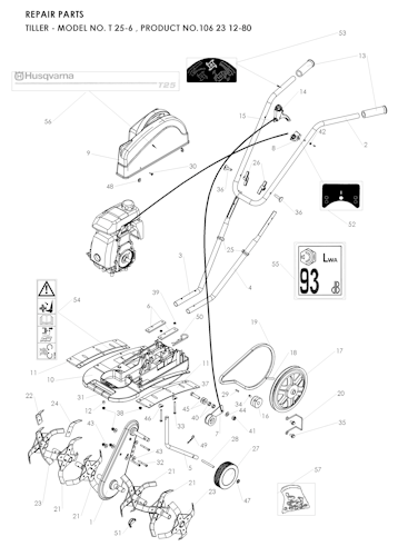 Husqvarna Motorhacken 967802517 T25