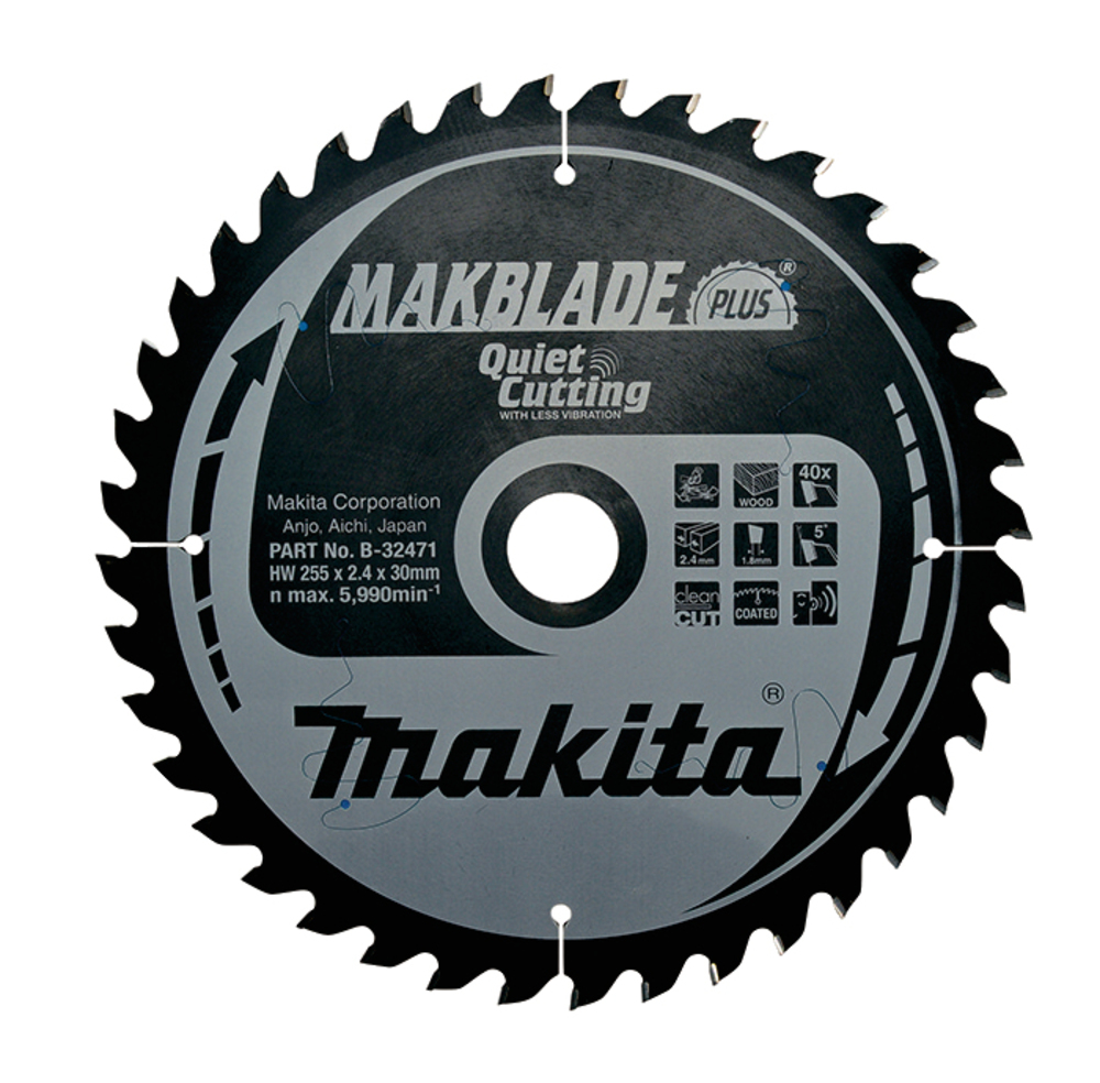Makita MAKBLADE Sägeb. 255x30x40Z B-32471
