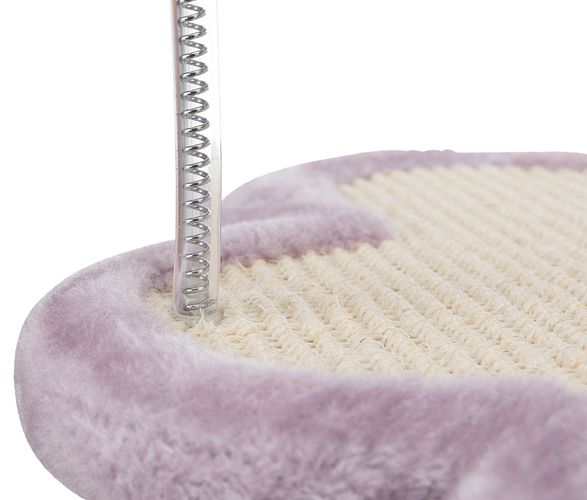 TRIXIE Kratzpfote mit Stamm, 50 cm, natur/flieder
