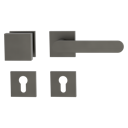 Vorschaubild Griffwerk Wechselgarnitur VAYA 291 AVUS fast2fix Fast2Fix  Rosetten eckig Knopf SQUARE Kaschmirgrau R