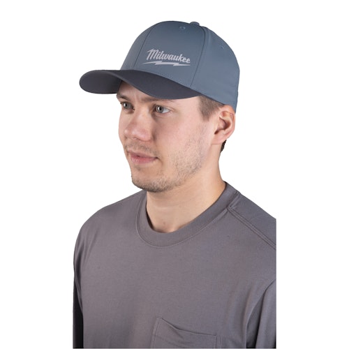 Milwaukee BCPBLU-L/XL Performance Baseball Kappe blau Größe L/XL mit UV-Schutz 4932493106