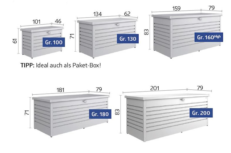 Biohort Freizeitbox Metallbox