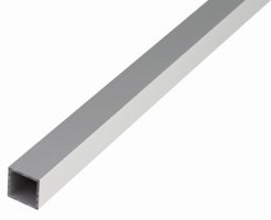 Alberts® Vierkantrohr, Alu, Länge 2,6m, versch. Größen