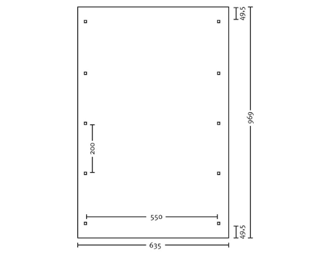 Skan Holz Franken - Bogendach Doppelcarport aus Leimholz Breite 635 cm