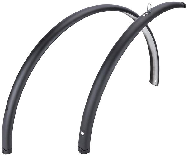 CONTEC Schutzblech-Set Splash Protect 28 Zoll schwarz 28" - 42 mm breit, schwarz matt