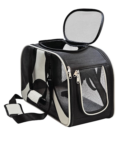 NOBBY Tasche "SWING" creme schwarz 46 x 22 x 30 cm