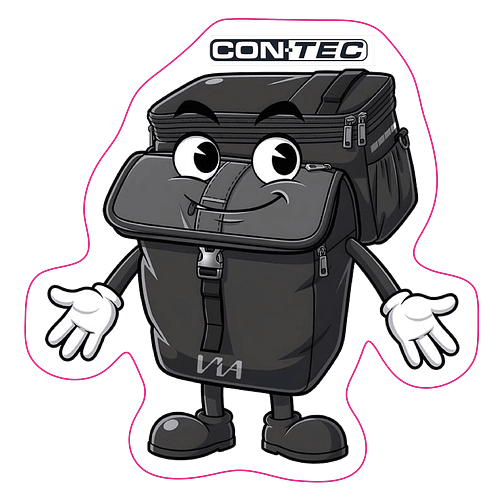 CONTEC Aufkleber Via Bag 110 x 110 mm