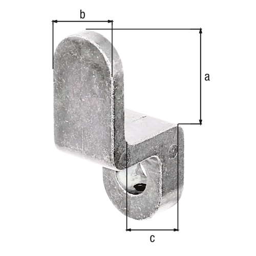 Alberts® Anschlag/Fensterladen-Feststeller, galvanisch verzinkt dickschichtpassiviert, HxBxT 29x20x29 mm 317508