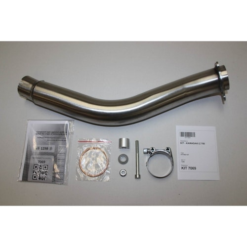 IXIL Hexoval Evolution Edelstahl gebuerstet Kawasaki Z750-S