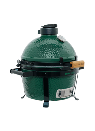 Big Green Egg Kamado Grill MINIMAX inkl. Carrier und original BGE Holzkohle 9 kg