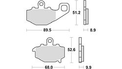 TRW Bremsbelag MCB 662 mit Zulassung