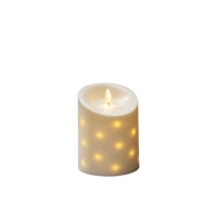 Konstsmide Weihnachtsbeleuchtung  LED Kerze 10 5x13 7cm Timer