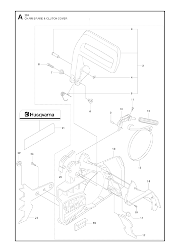 Husqvarna Kettensägen 268, 20173200001-20182199999