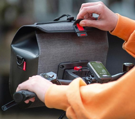 Rixen & Kaul Baggy Waterproof Lenkertasche grau