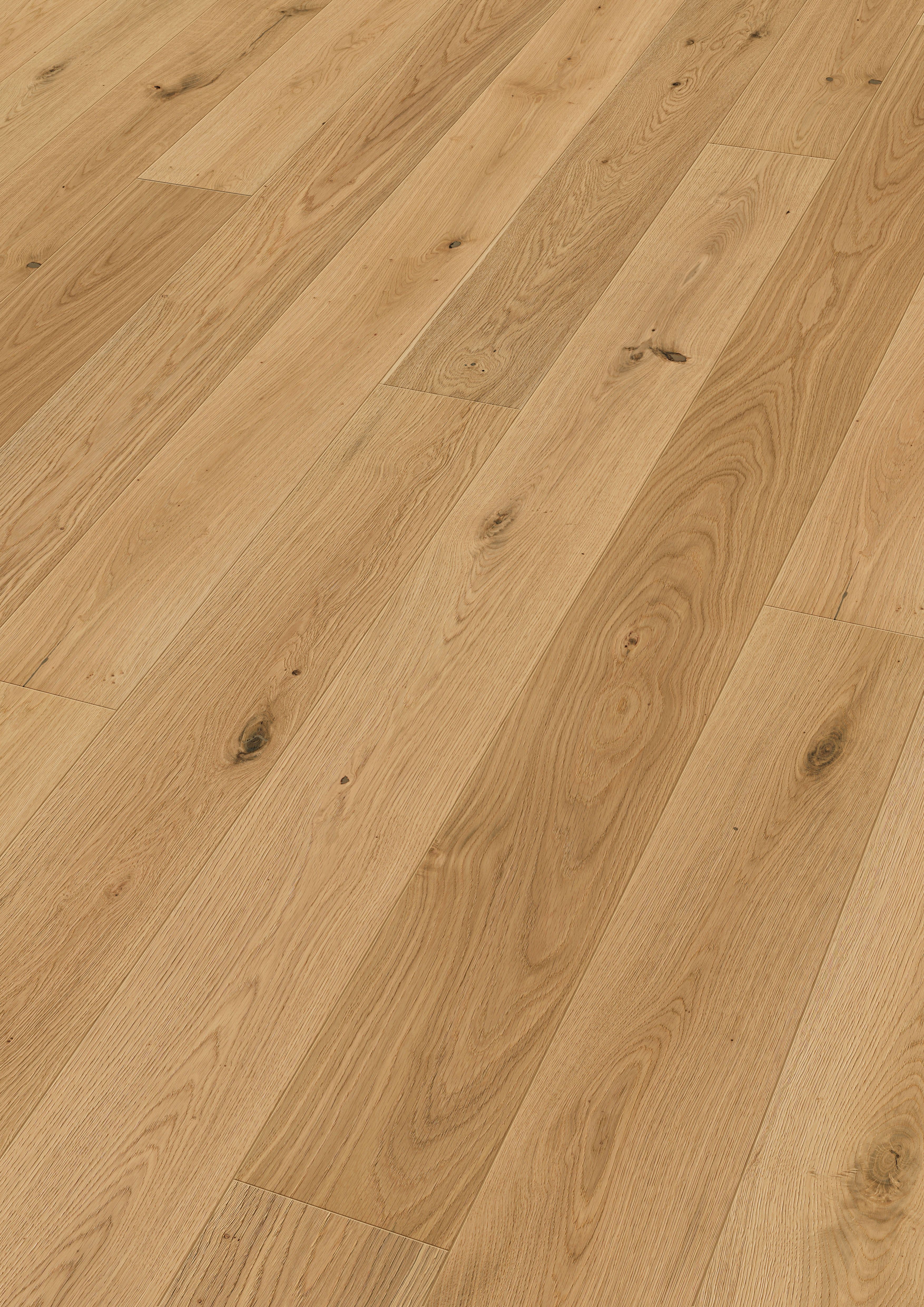 MEISTER Parkettboden longlife PD 400 2200 x 180 x 13 mm 9004 Eiche authentic pure gebürstet ultramattlackiert