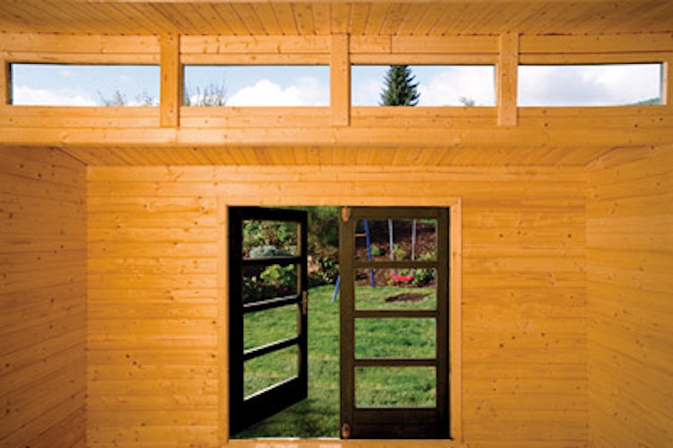 Weka 28 mm Gartenhaus 158