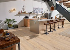 MEISTER Holzboden Natureflex HD 100 2200 x 210 x 8 mm 20016 Eiche lebhaft leichtweiß gekälkt gebürstet ultramattlackiertZubehörbild