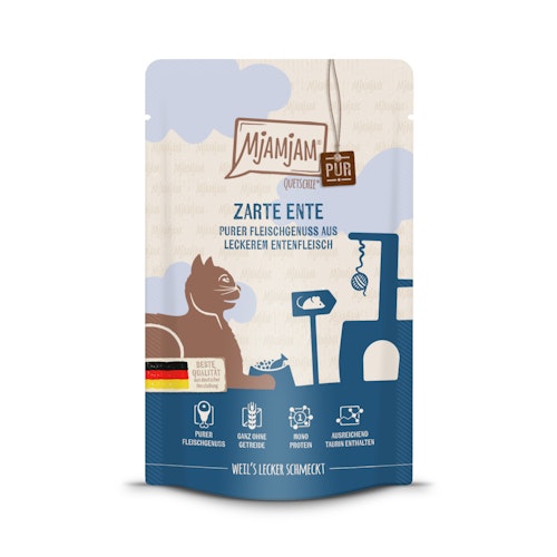 MJAMJAM Quetschies PUR 125g Beutel Katzennassfutter