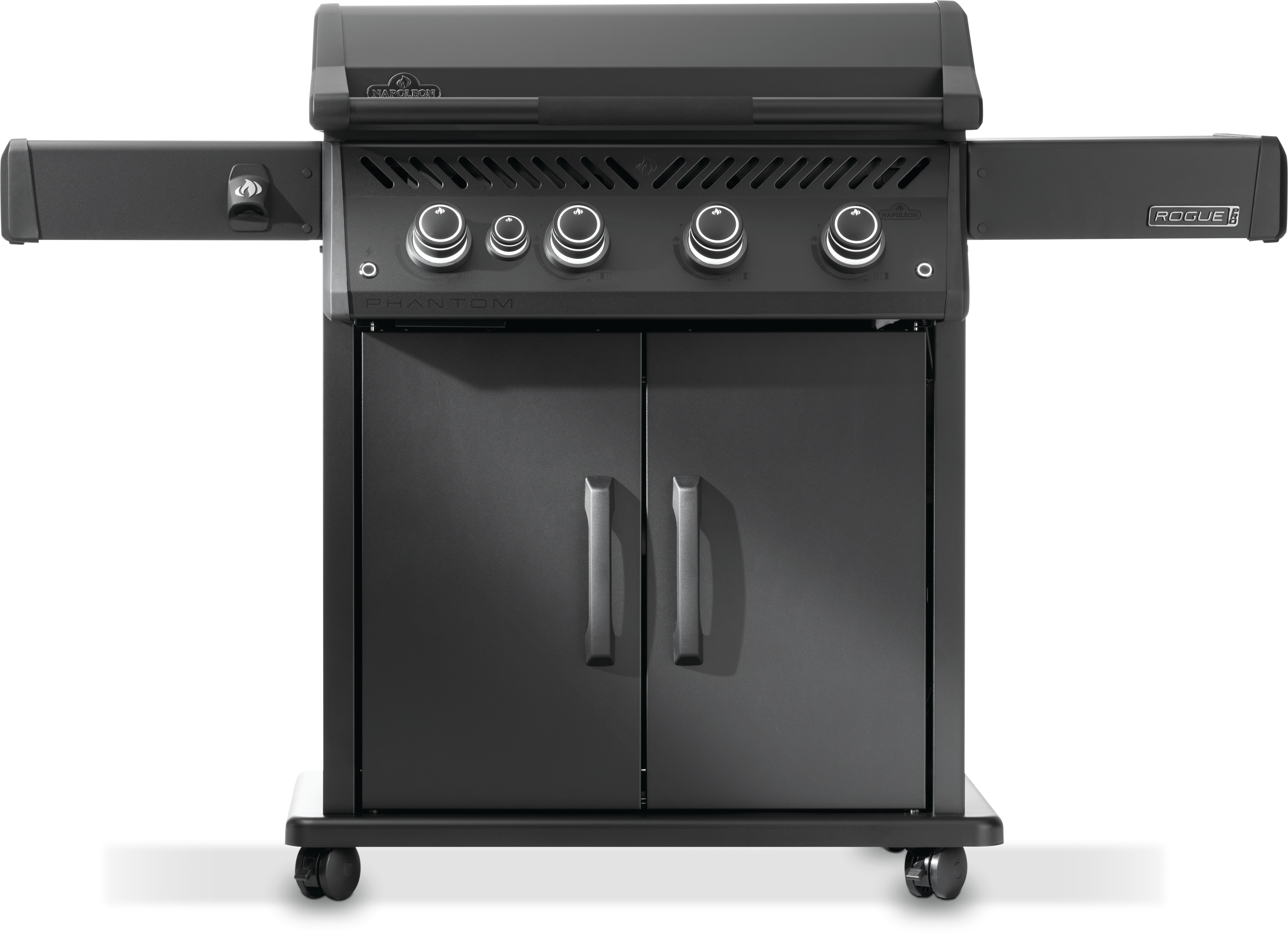 Napoleon Phantom Rogue PRO 30 Plancha, SIZZLE ZONE Seitenbrenner, mattschwarz